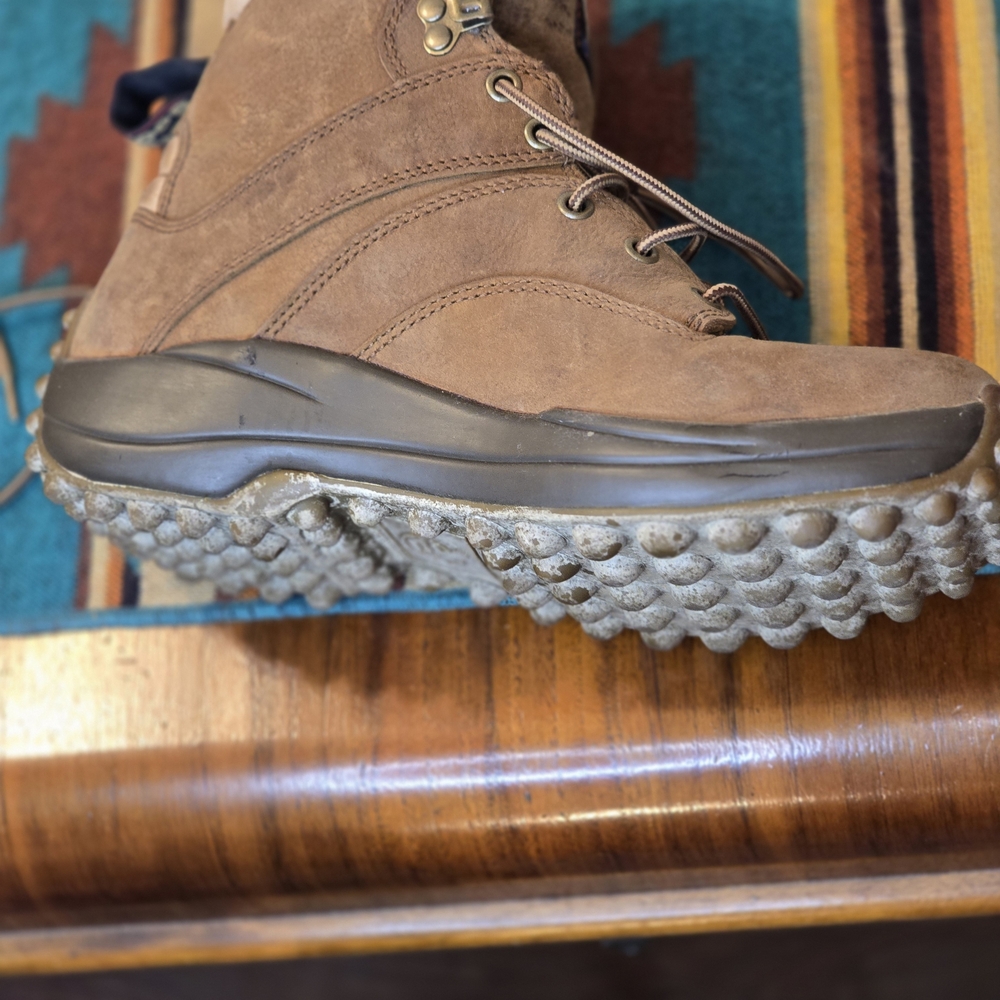 Georgia Boot Tan Leather Lace-Up Boots - Picture 5 of 11